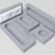 Звукоизоляционный подрозетник 4-секционный SoundGuard S-BOX 4, 334х115х36 мм-1