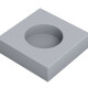 Звукоизоляционный подрозетник 1-секционный SoundGuard S-BOX 1, 115х115х36 мм-0