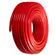 Usystems Труба Radi Pipe белая PN10 20x2,8 в теплоизоляции 6 мм, красный, бухта 50 м-2