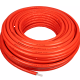 Usystems Труба Radi Pipe белая PN10 32x4,4 в теплоизоляции 6 мм, красный, бухта 25 м-0