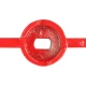 Uni-Fitt Ручка бабочка для крана 1/2"-3/4", алюминий, красная-3