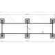 Fachmann Опорная конструкция SOLID SUPPORT-6, 400x1200x4000 мм, 41-41, с подпорками-1