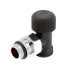 DR Клапан термостатический угловой 1/2"x1/2", черный-0