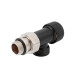 DR Клапан осевой термостатический 1/2"x1/2", черный-0