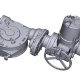 Ридан Электропривод AMB-M-20 + MY-4-1SD 220В с блоком управл.; IP67/IP65; для ШК RJIP DN500 станд.прох. или DN400 полн.прох.-0