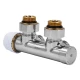 Primoclima Узел нижнего подключения термостатический Thermolink угловой 1/2"х3/4", хром, левый-0