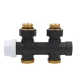 Primoclima Узел нижнего подключения термостатический Thermolink прямой 1/2"х3/4", черный-1