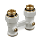 Primoclima Клапан Н-образный для нижнего подключения White прямой, 3/4"x1/2", белый-1