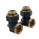 Primoclima Клапан Н-образный для нижнего подключения Black угловой, 3/4"x1/2", черный матовый-0