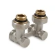 Primoclima Клапан Н-образный для нижнего подключения угловой, 3/4"x1/2", никель-0