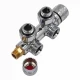 Primoclima Узел нижнего подключения термостатический Lunar угловой 1/2"х3/4"Е, хром, левый-4