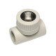 Fusionplast Тройник комбинированный PP-R 32x3/4" ВР серый-0