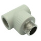 Fusionplast Тройник комбинированный PP-R 20x3/4" НР серый-0