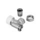 Hoobs Клапан термостатический, с преднастройкой, осевой 1/2"-1