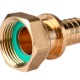 Rehau Переходник с накидной гайкой RAUTITAN 20-G 1/2" MX, латунь-0