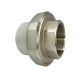 Fusionplast Муфта комбинированная разъемная PP-R 40x1.1/4" ВР серая-0