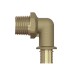 ELSEN Monolit Угольник латунный 90° НР Ø20-1/2"-0