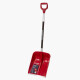 Fachmann Garten Лопата для снега 370x460x1350, бордовый-1
