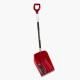 Fachmann Garten Лопата для снега 370x460x1350, бордовый-2