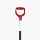 Fachmann Garten Лопата для снега 370x460x1350, бордовый-5