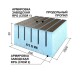 Ruspanel Панель теплоизоляционная XPS RPG Real продольная 2500x600x50 mm #2 двухсторонняя-1