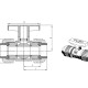 41398 Aquatherm Кран шаровой PP Fusiotherm green pipe 63 мм-1