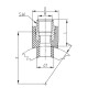 Вварное седло с внутренней резьбой Aquatherm Fusiotherm green pipe-1