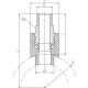 Вварное седло с наружной резьбой Aquatherm green pipe-1