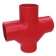 DS-Pipe крестовина чугунная SML одноплоскостная-0
