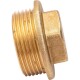 Uni-Fitt Заглушка латунная Н DN20, 3/4"-2