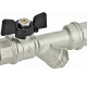 Bugatti Кран шаровой INDIANA арт.737 H-B, PN 20 DN 20, 3/4"-3/4" бабочка-0