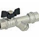 Bugatti Кран шаровой INDIANA арт.741 H-B, PN 20 DN 15, 1/2" бабочка-0