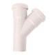 Тройник канализационный SINIKON COMFORT 45° DN 50x50-1