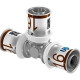 Uponor S-Press PLUS тройник равнопроходной латунный-0