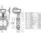 Tecofi Затвор дисковый Tecfly VPI 4448-08EP PN16 DN 250-1