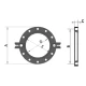 LEDE Фланец накидной грувлок PN16 DN 40 1.1/2" 48-2