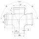 Крестовина SKDA 87° Ostendorf SK-1