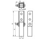 Поворотный коннектор BIS Yeti 335-1