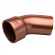 IBP K5040 Угол медный K65 45° однорструбный 1"5/8-0