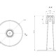 Fachmann Аэратор кровельный А 75x240 PVC-2