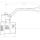 Краны шаровые LD Pride 351 GAS В-В рычаг-1