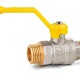 LD Pride 355 GAS Кран шаровой Н-Н рычаг-0