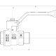 LD Pride 355 GAS Кран шаровой Н-Н рычаг-1