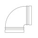GRX Колено 90° грувлок DN 250, 273, 10"-4
