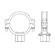 GRX Хомут резьбовой седелка грувлок DN 65x15, 76x21, 2.1/2"x1/2"-6