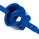 Uni-Fitt Ручка бабочка для крана 1/2" синего цвета-1