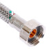 Uni-Fitt Гибкая подводка для смесителя МL10x1, 1/2" 150 см, удлиненный штуцер-3