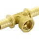 Uni-Fitt Тройник аксиальный-В 16x1/2"x16-1