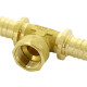 Uni-Fitt Тройник аксиальный-В 16x1/2"x16-2