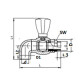 VALFEX PP-R Краны шаровые для радиатора угловые-1